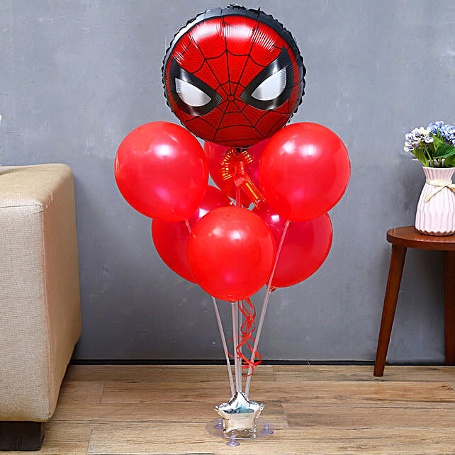 Buy/Send Disney Spider Man Balloon Bouquet Online- FNP