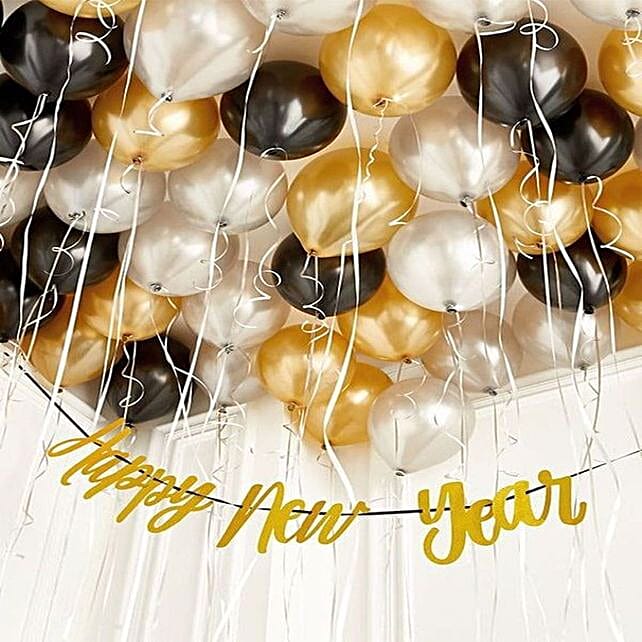 Buy/Send Happy New Year Balloon Decoration Online- FNP