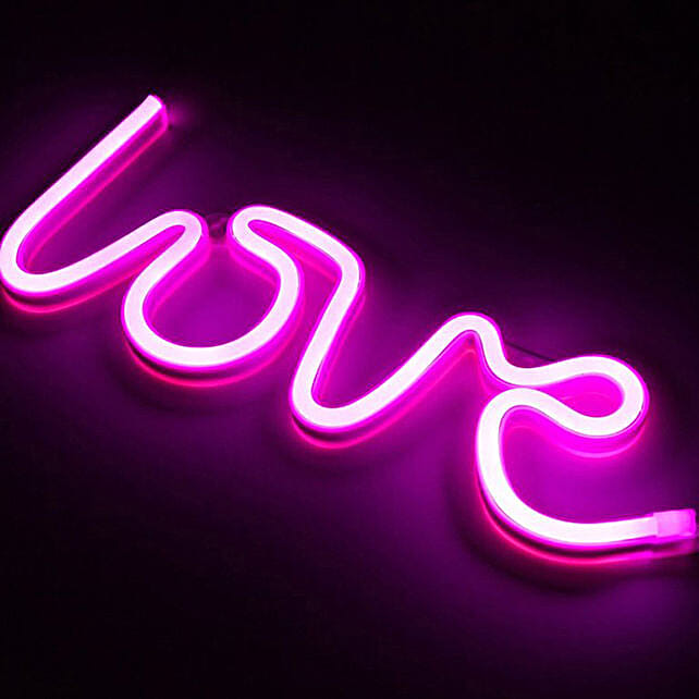 Buy/Send Neon LED Pink Love Light Online- FNP