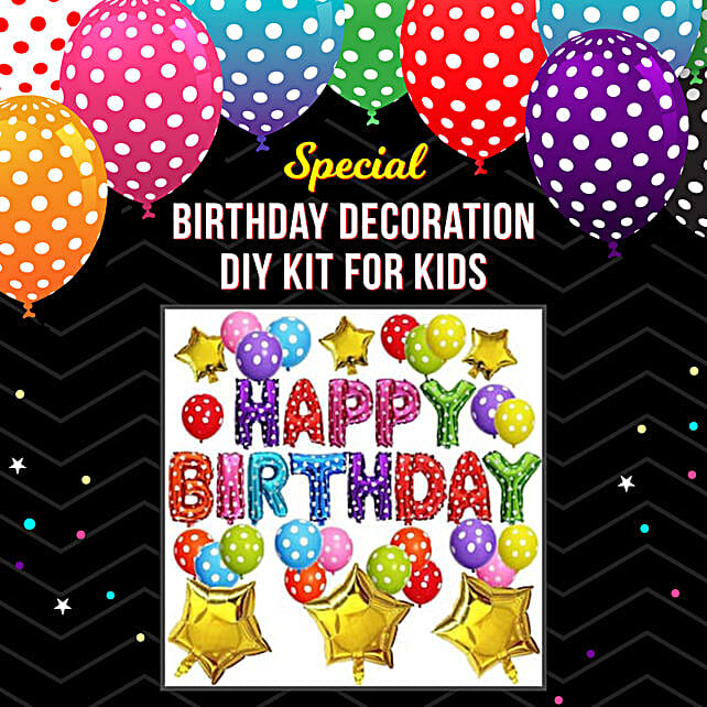 Buy/Send Birthday Decoration DIY Kit For Kids Online FNP