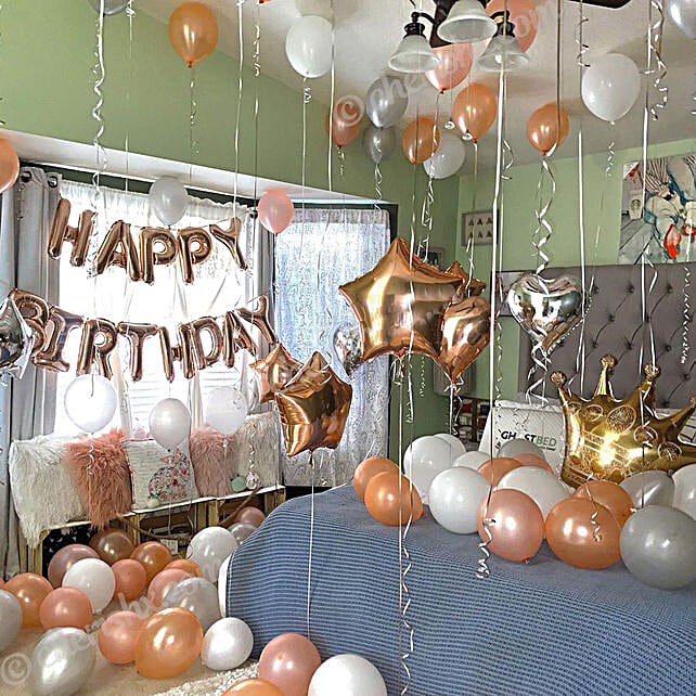 Buy/Send Diy Birthday Surprise Balloon Decoration Kit Online- FNP