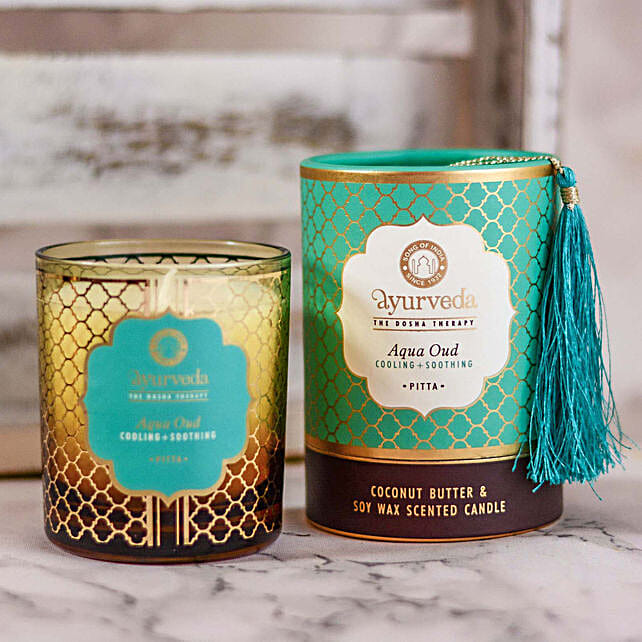 Buy/Send Aqua Oud Ayurveda Scented Candle Online FNP