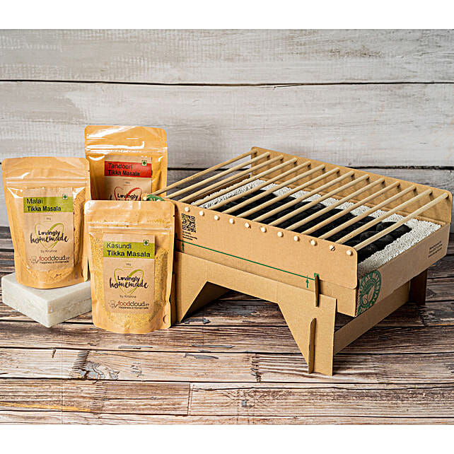 Buy/Send Foodcloud DIY Barbeque Tandoori Kit With Grill Online FNP