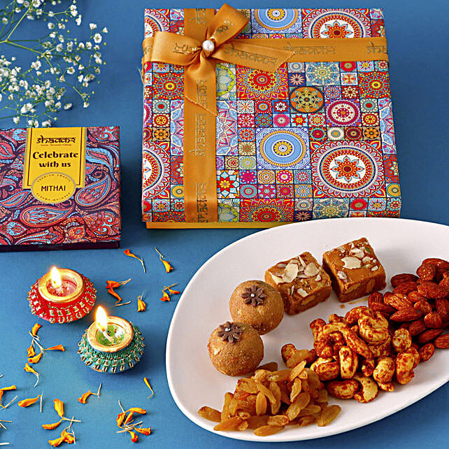 Buy/Send Diwali Goodness Sweets N Dryfruits Hamper Online- FNP