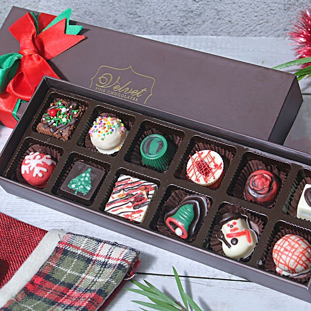 Buy/Send Merry Christmas Chocolate Box Online- FNP