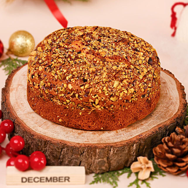 Pistachio & Pomegranate Dry Cake Half Kg