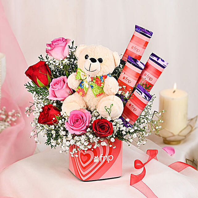 Buy/Send Cuddly Surprise Love Arrangement Online- FNP