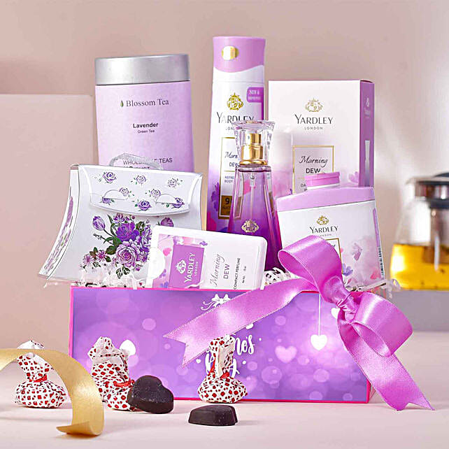 Buy/Send Yardley London Morning Dew Gift Basket Online FNP