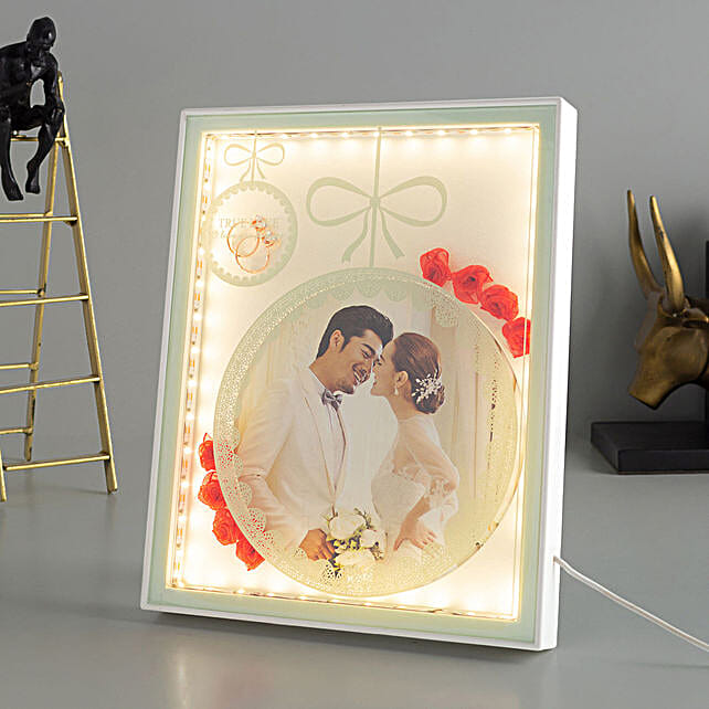 Buy/Send Personalized Brown Photo Frame Online- FNP