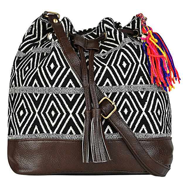 Buy/Send Cotton Printed Bucket Bags Online FNP