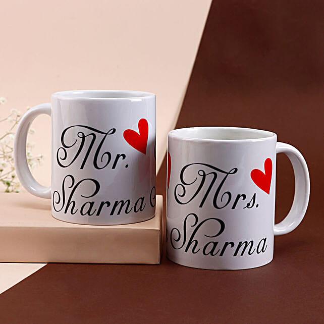 Buy/Send Personalised Couple Mug Set Online FNP