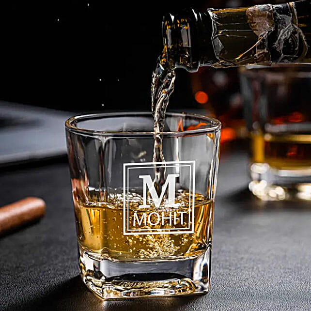 Buy/Send Personalised Whiskey Glass Pair Online FNP