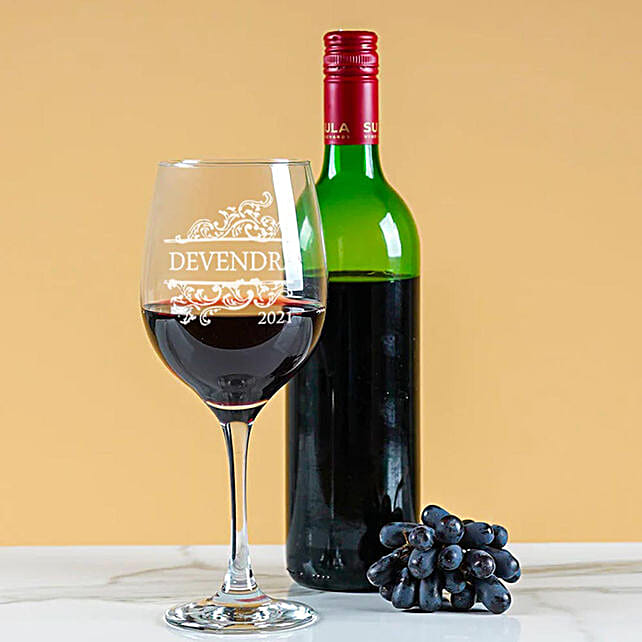 Buy/Send Customised Keepsake Wine Glass Pair Online FNP