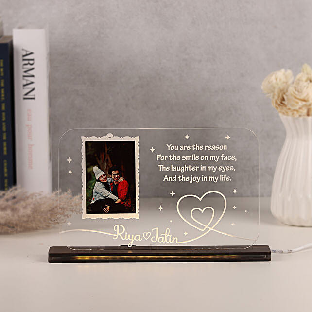 Buy/Send Personalised Couple Love Table Top Online- FNP