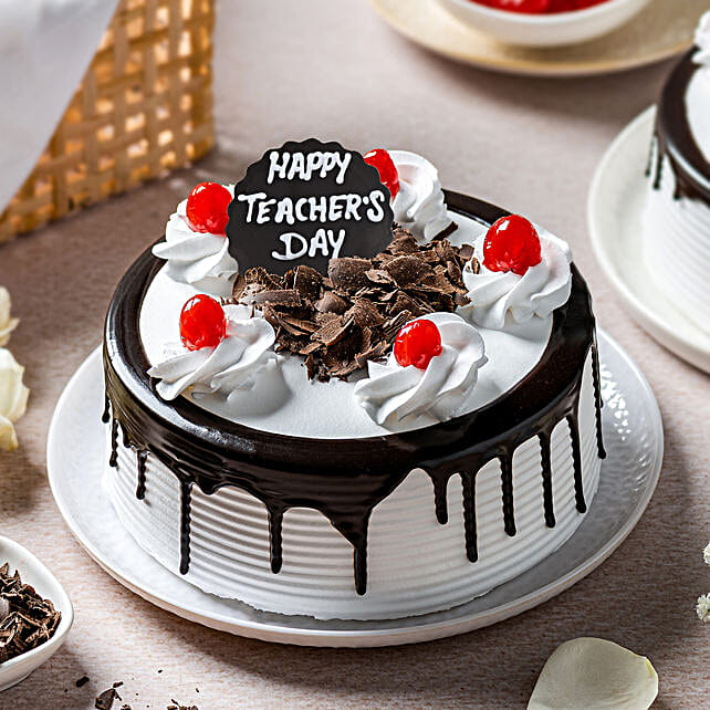 Buy/Send Teacher's Day Black Forest Delight Cake Online- FNP