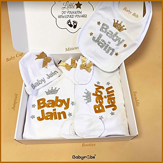 Buy/Send Babyrobe Personalised Baby Shower Gift Box Online FNP