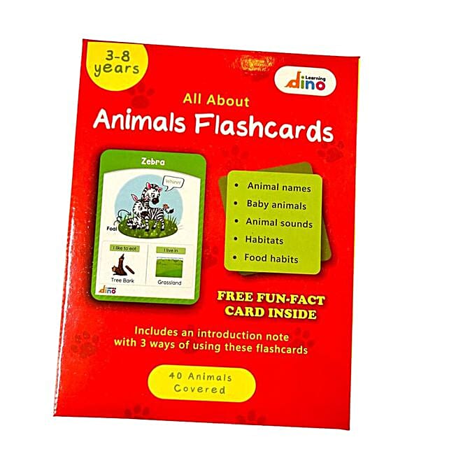 Buy/Send Animal Flashcard Gift Set Online- FNP