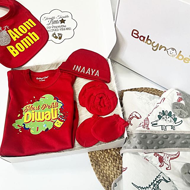 Buy/Send Babyrobe Personalised Pehli Diwali Baby Gift Online FNP