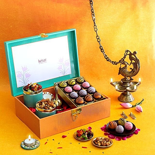 Buy/Send Kesar Melodious Goodies Diwali Gift Box Online- FNP