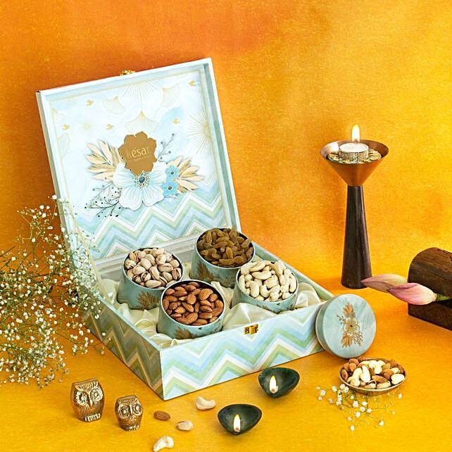 Buy/Send Kesar Nuts Diwali Gift Box Online FNP