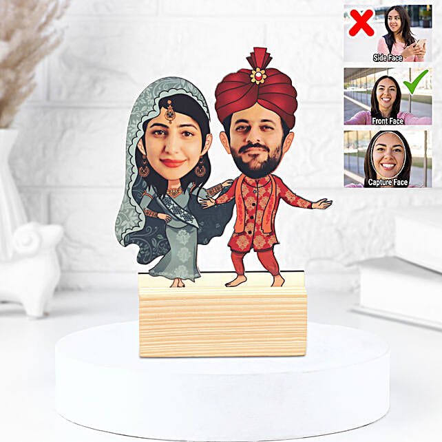 Buy/Send Personalised Bride N Groom Table Top Online FNP