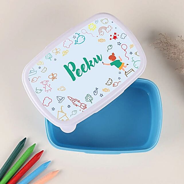 Buy/Send Personalised Lunch Box For Kids Online- FNP