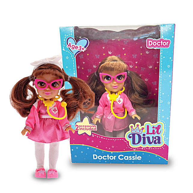 Buy/Send Little Diva Doctor Doll Online- FNP