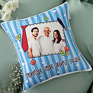 photo cushion for fathers day