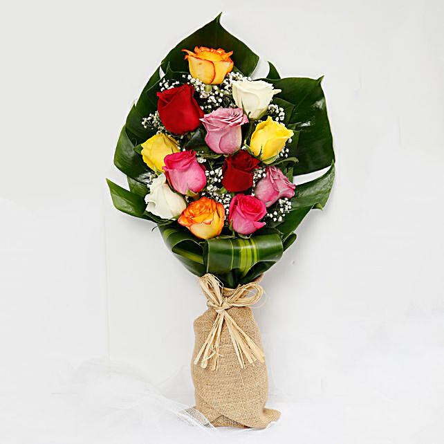 Delightful Mixed Roses Bouquet malaysia | Gift Delightful Mixed Roses  Bouquet- FNP