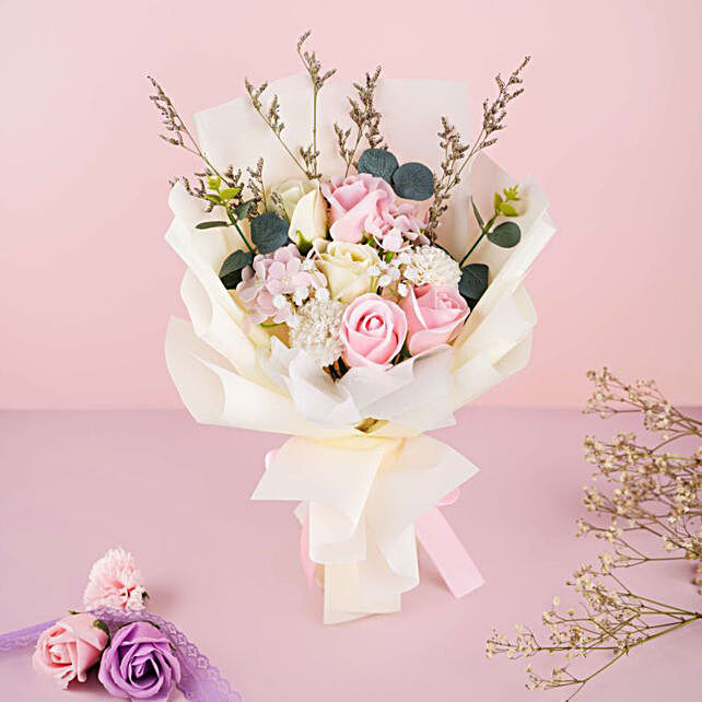 Premium Mixed Flowers Beautifully Tied Bouquet malaysia  Gift 