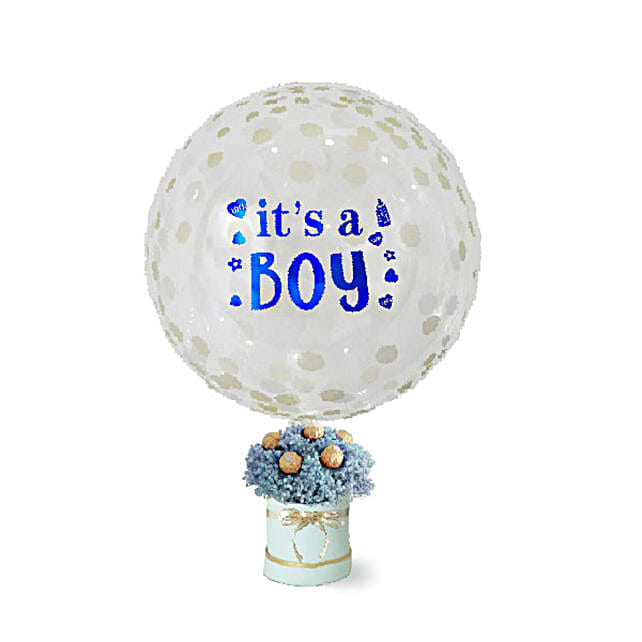 Its A Boy Bubble Balloon Baby Breath Chocolates Box Malaysia 