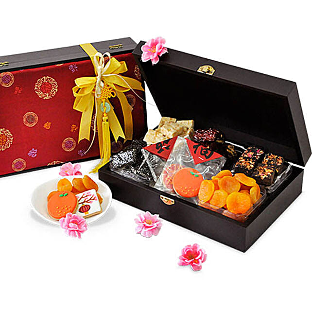 Wealth Aplenty Oriental Wooden Gift Box malaysia Gift Wealth Aplenty
