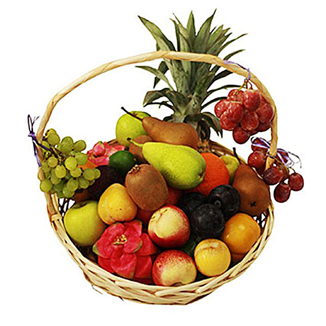 Seasonal Fruit Basket mauritius | Gift Seasonal Fruit Basket- FNP