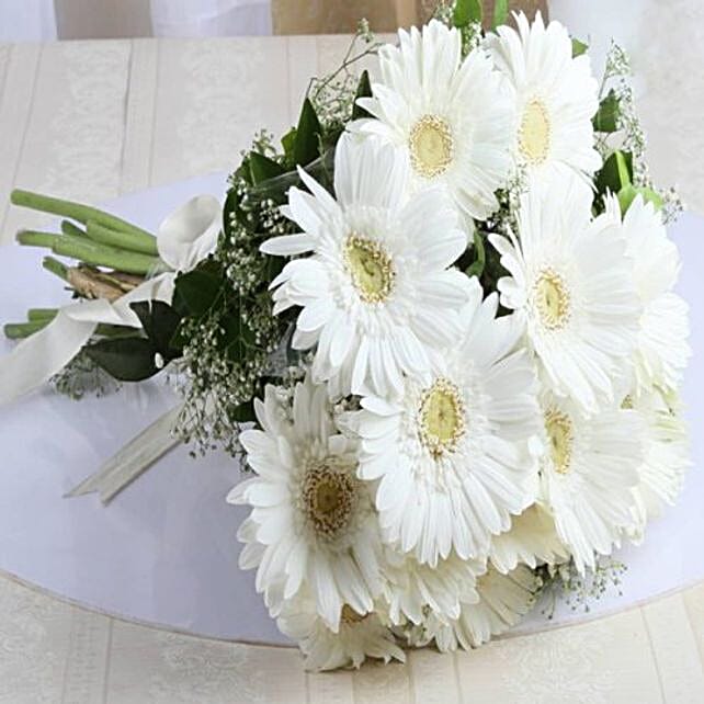 Ivory Gerbera Harmony nepal | Gift Ivory Gerbera Harmony- FNP