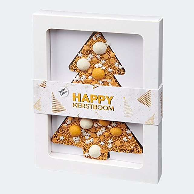 Christmas Chocolate Golden Tree netherlands | Gift Christmas Chocolate ...