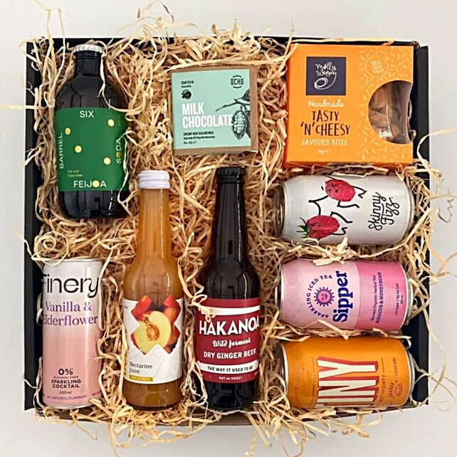 Sending Good Vibes Non Alcoholic Gift Box newzealand Gift Sending