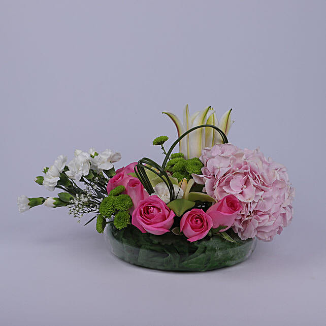 ferns and petals flower jewellery