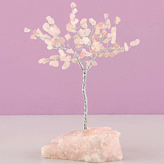 rose quartz wish tree rose quartz wish tree