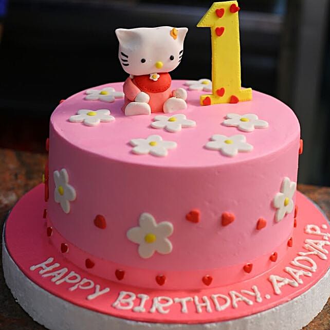 Hello Kitty Fondant Cake qatar Gift Hello Kitty Fondant Cake FNP