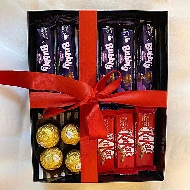 Assorted Chocolates Hamper qatar Gift Assorted Chocolates Hamper FNP