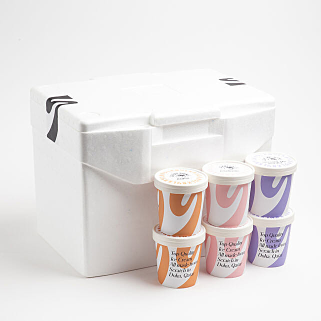 Ice Cream Hamper qatar Gift Ice Cream Hamper FNP