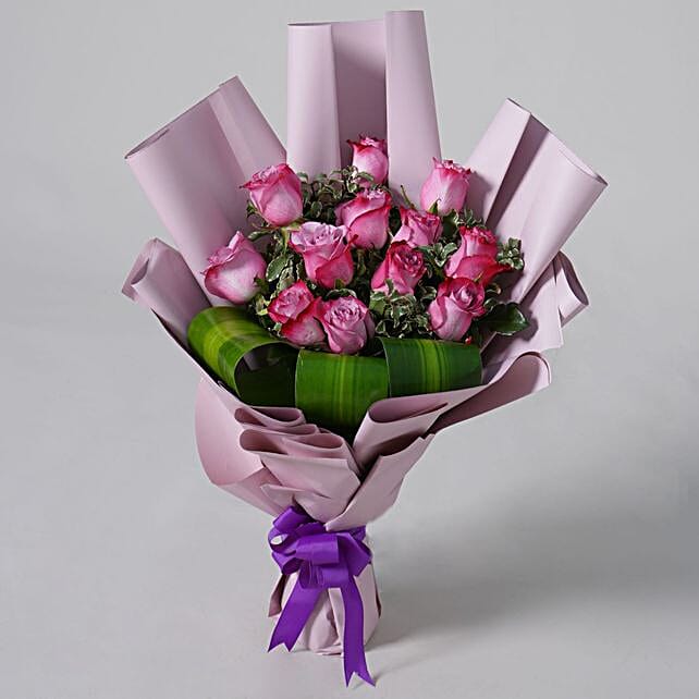 Blushing Star Bouquet qatar | Gift Blushing Star Bouquet- FNP