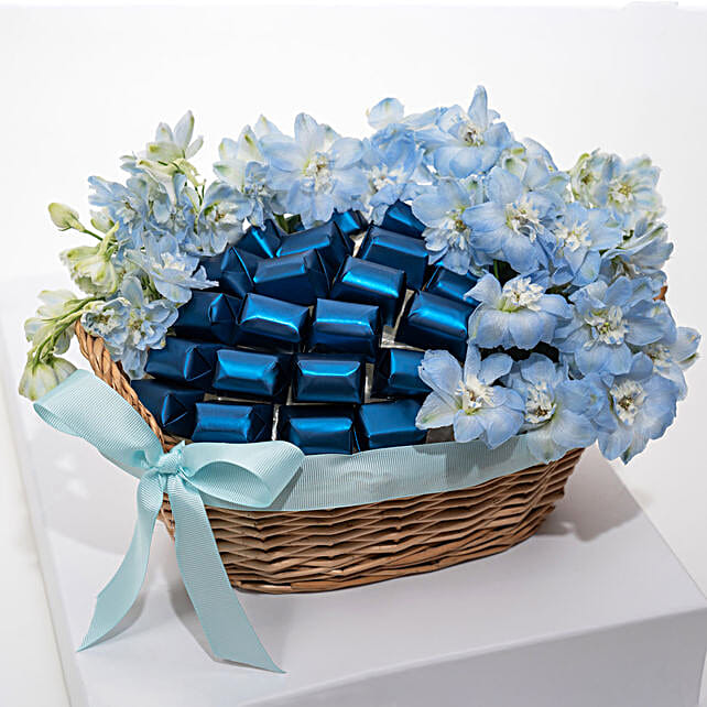 Chocolate Basket Gift qatar Gift Chocolate Basket Gift FNP