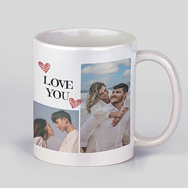 Couple Love Personalized Mug qatar | Gift Couple Love Personalized Mug- FNP