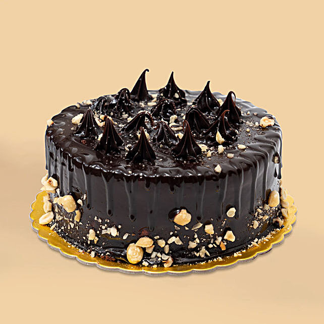 Crunchy Chocolate Hazelnut Cake Half Kg