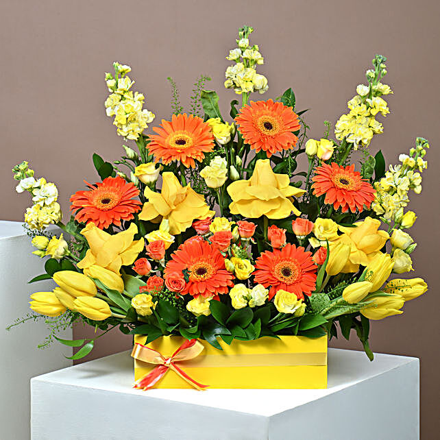 Get Well Soon Flower Arrangement Qatar Gift Get Well Soon Flower Arrangement Fnp