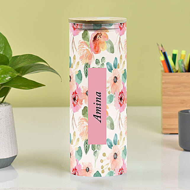 Designer Custom Name Glass Bottle qatar Gift Designer Custom Name