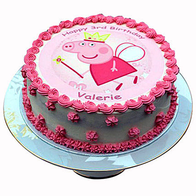 Peppa Pig Designer Pink Cake Qatar 