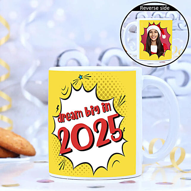 Personalised New Year 2025 Mug qatar Gift Personalised New Year 2025