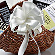 Lindt Chocolates Cane Basket Hamper